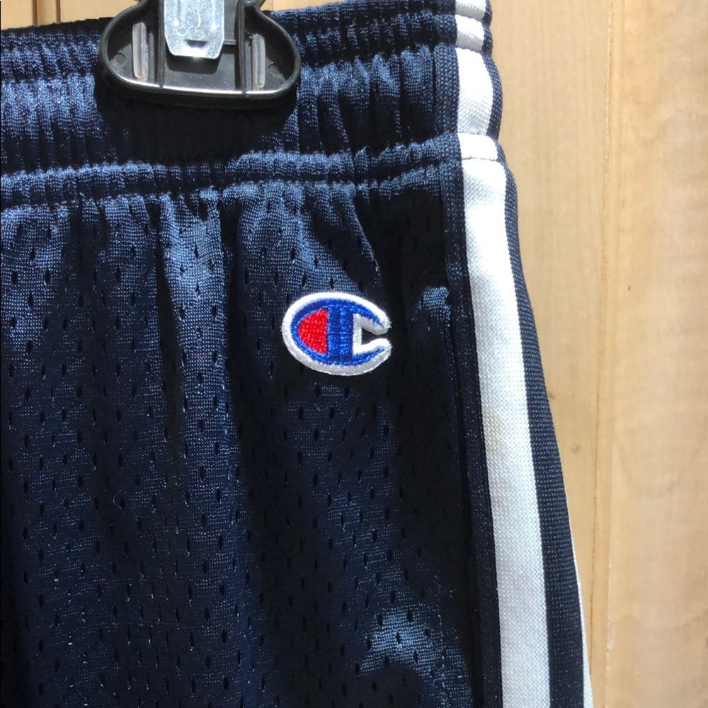 Champion Dark Blue Hillsdale College Mesh Shorts with White Accents. Sz. 2XL - Picture 3 of 5